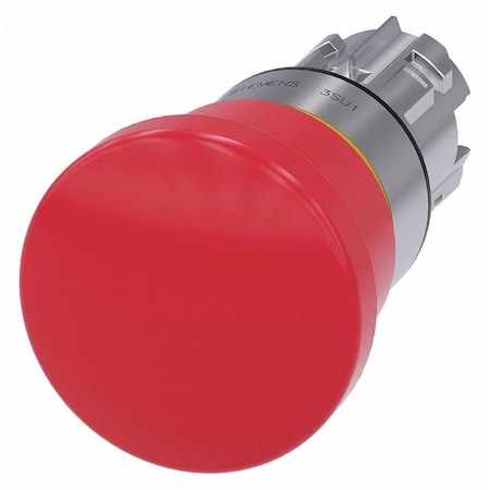 Push Button Operator,Red,Metal Bezel