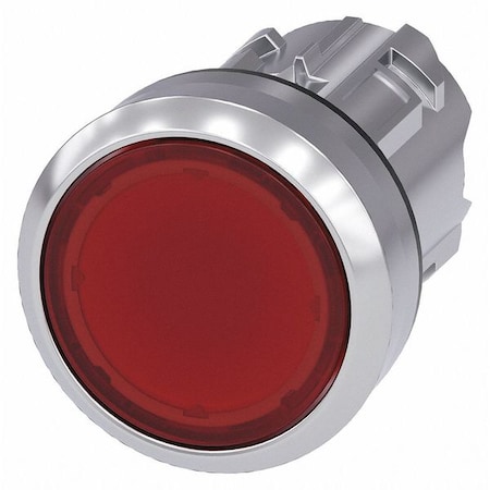 Illuminated Push Button Operator, 22 mm, Red