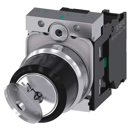 Non-Illuminated Selector Switch, 1NO, Silver