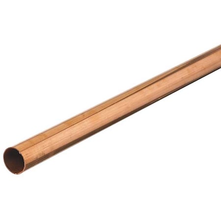 Straight Tubing, 1 1/8 in Outside Dia, 2 ft Length, L