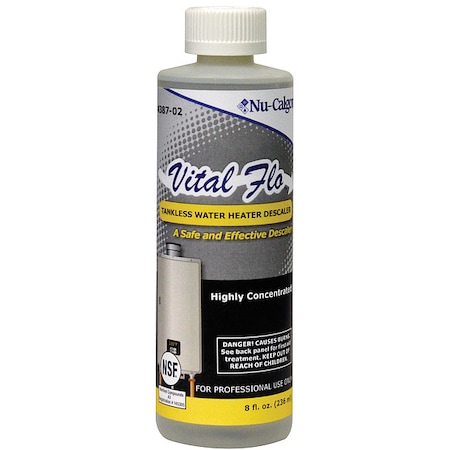 Scale Remover,Clear,8 oz,Bottle