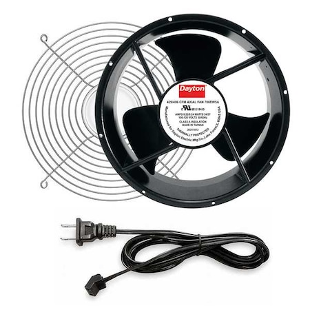 Axial Fan Kit 3 1/2 in D, 120V AC, 429/496 cfm
