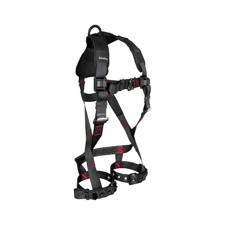 Not Applicable Fall Protection Harness, S/M, 425 lb, Quick-Connect Chest/ Tongue Leg Straps