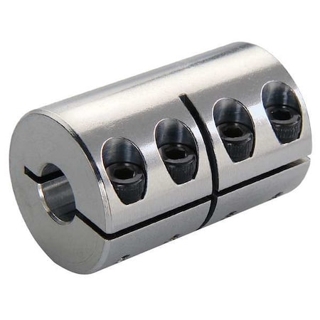 Coupling,One Piece,Bore Dia 8 mm
