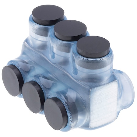Wire Connector, 3 Port, Clear, Plastisol Insulation