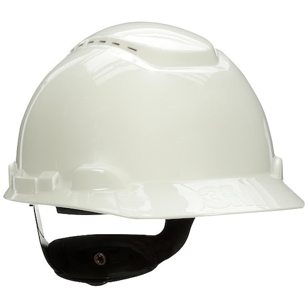 Hard Hat, HDPE, Pressure Diffusion Ratchet Suspension, White