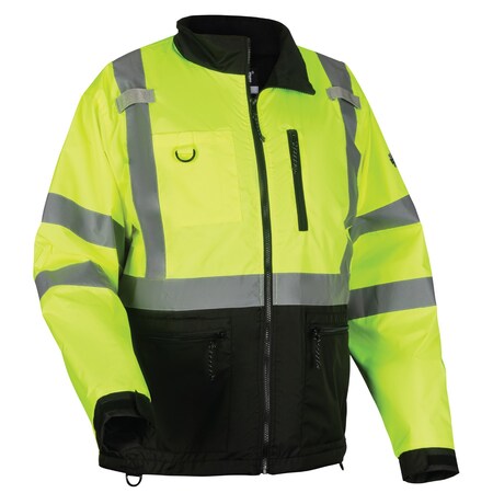 Windbreaker, Polyester Ripstop, Class 3 Type R, Lime, S
