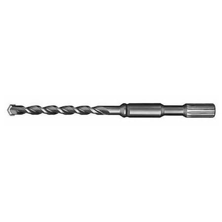 3/8 in. x 10 in. 2-Cutter Spline Rotary Hammer Drill Bit