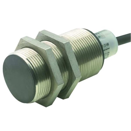 Cylindrical, Inductive Proximity Sensor, 30 mm Dia., Stainless Steel, Micro, 2 Wires, Semi-Shielded