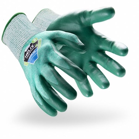 Safety Gloves, Cut Level A6 ,Nitrile ,Smooth; Soft ,2XS 1 PR