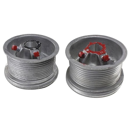 Light Commercial Drum,4 In Keyed,PK2