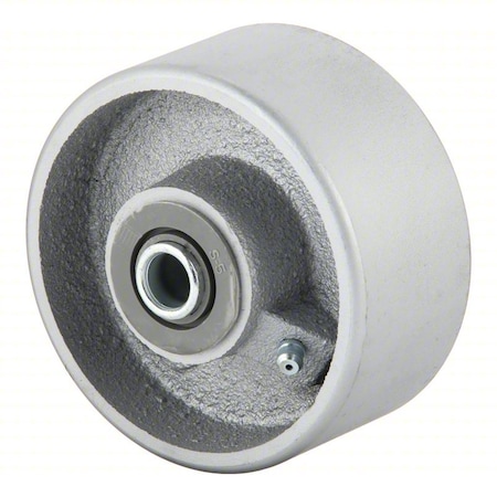 Caster Wheel,4"dia,1,000 lb,Silver