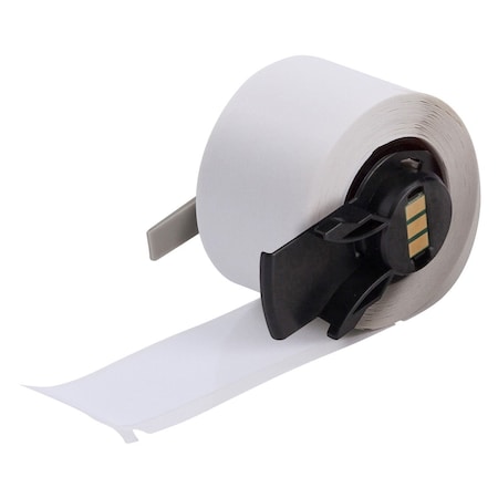 Pre-Cut Label Stock Roll, White, Gloss