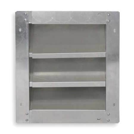 Louver,Adj w/ 28 to 46 In,Aluminum