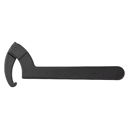 Spanner Wrench,Steel,6-1/4 in Cap.