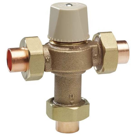 Mixing Valve,Brass,0.5 to 20 gpm