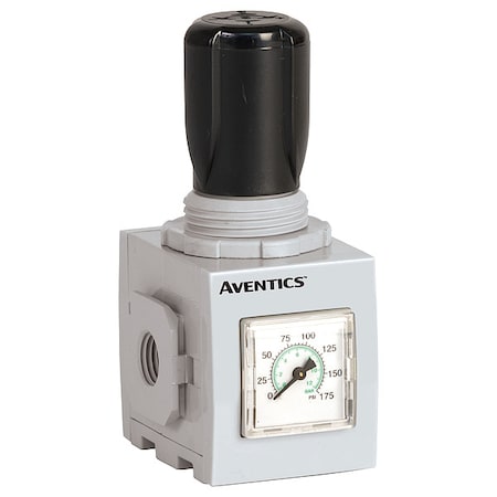 Regulator,1/4 in,Aluminum,0.47 lb