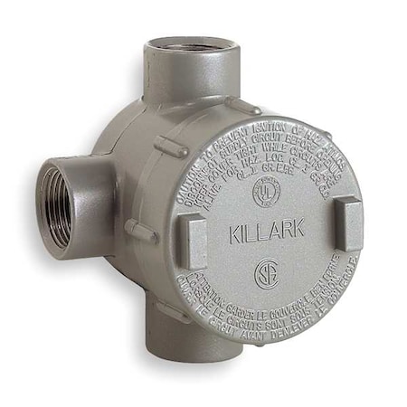 Conduit Outlet Body,T,1/2 In.