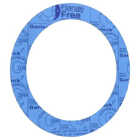 Ring Flange Gasket,Blue,4 in Pipe Size