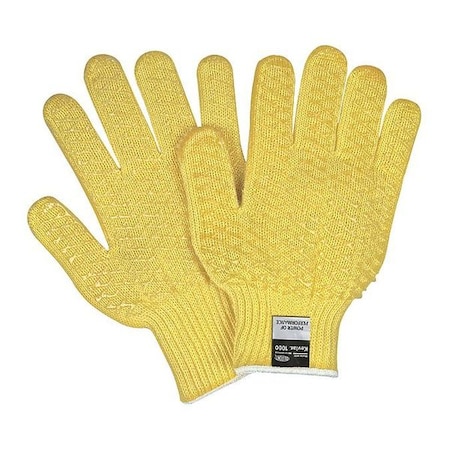 Cut Resistant Coated Gloves, Cut Level A3 ,PVC ,Fish Net ,S 12 PK