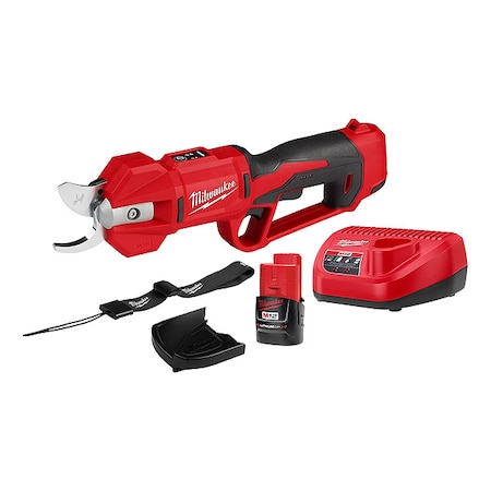 Pruning Shears Kit, 1-1/4 in Cut Cap, SK5 Steel 2-1/4 in L Blade, Glass Filled Nylon Handle
