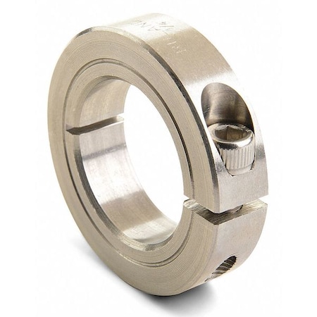 Shaft Collar,Clamp,1Pc,3/4 In,303 SS