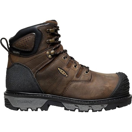 Men's Carbon Fiber Toe 6-Inch Work Boot, Brown, 8 1/2, D, 1027689