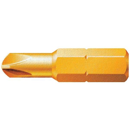Torsion Bit, Metric, 1/4", Hex, 10mm, 1"