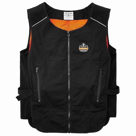 2XL/3XL Black Lightweight Phase Change Cooling Vest Only