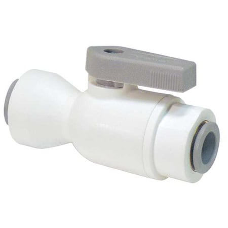 3/8" Push Polypropylene Ball Valve Inline