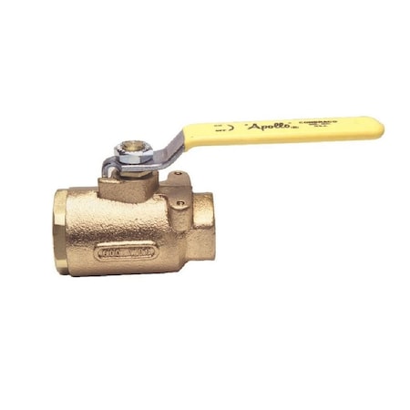 3/8" FNPT Bronze Ball Valve Inline