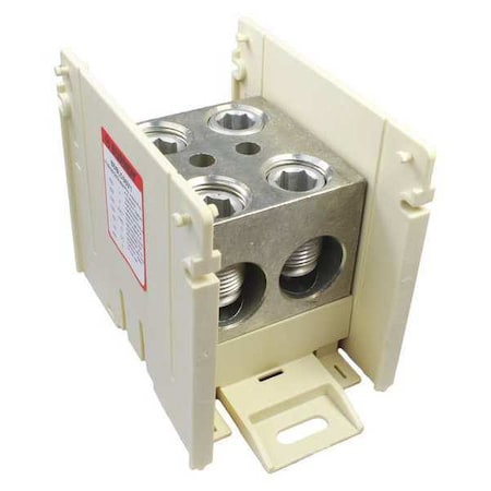 Power Distribution Block, Open, 1 Pole, 760 A Copper, 600 V AC/DC