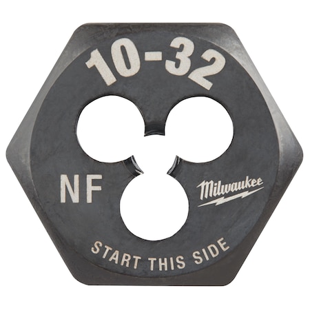 Hex Threading Die, #10-32, UNF