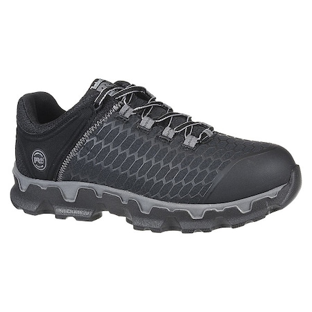 Men's Athletic Shoe, Nylon Upper, Polyurethane Outsole, Black, 7 1/2