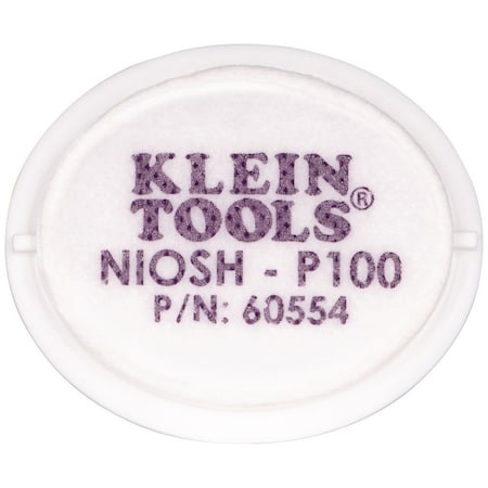 Half-Mask Respirator Filters,P100,2PK