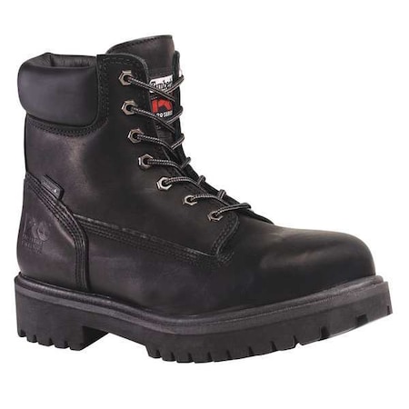 Men's Work Boot, 12 Leather, 6 in Height, After Dark