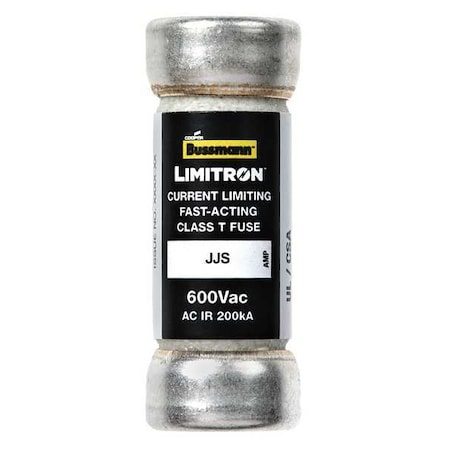UL Class Fuse, T Class, Fast-Acting, 30A, 600V AC, Non-Indicating