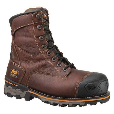 Men's 8-Inch Work Boot, 8 M, Leather, Rubber, Brown, 89628