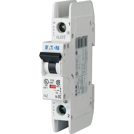 IEC Miniature Circuit Breaker, FAZ-NA Series, 30A, 1 Pole, Not Rated, 10kA at 277/480V AC, C Curve