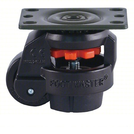 Plate Caster,Nylon,82mm H