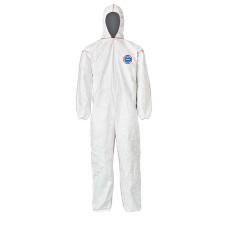 Tyvek, coverall, SFR, PPE, protection, flame-resistant, 31 1/4 in Inseam, Tyvek(R), Zipper