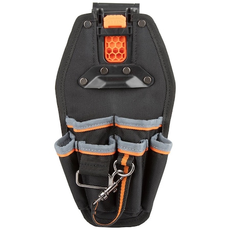 Pouch, Tool Pouch, Modbox, 6-Pocket, Black/Gray/Orange, Polyester, 6 Pockets