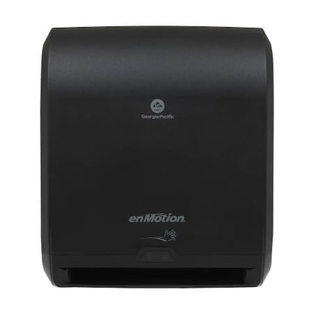 enMotion Touchless Paper Towel Dispenser, Wall Mount, Black, For 1-3/4 in Dia x 10 in W Paper Towels