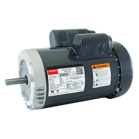 Capacitor-Start/Run General Purpose Motor, 1 1/2 hp HP, 115/208-230V AC Voltage, 56C Frame