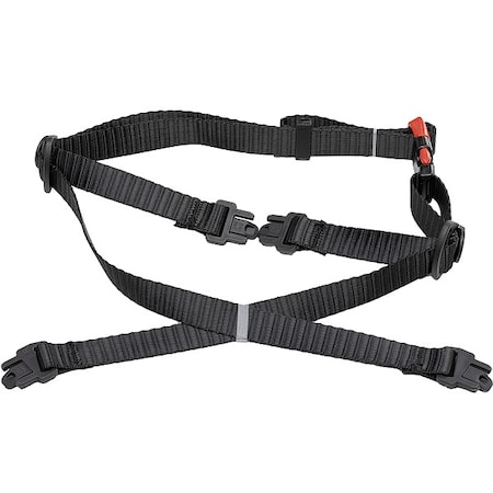 Chin Strap, For Use With Hard Hats Black