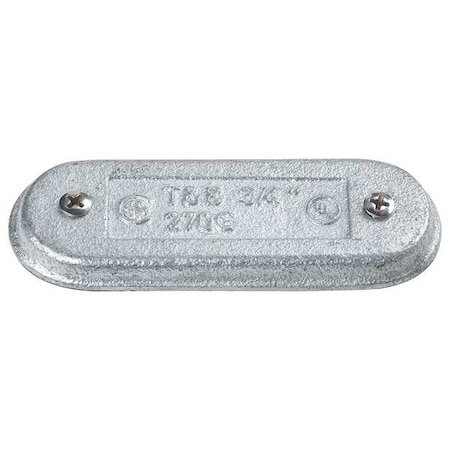 Conduit Body Cover,1-1/4 in.