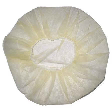 Bouffant Cap,Polypropylene,Yellow,PK100