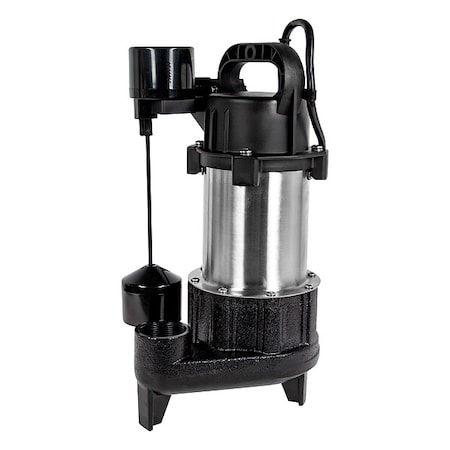 SubmersibleSumpPump,10ft,15.25in,115VAC