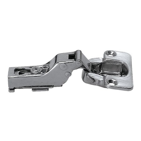 Concealed Hinge, 304 Stainless Steel, Screw on Mounting, 11/16 in Leaf W x 2 1/8 in Leaf H