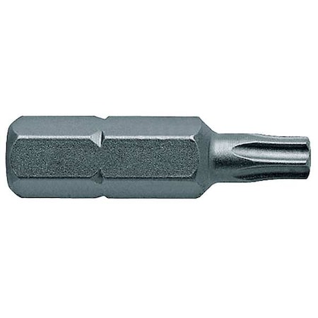 Torsion Bit, SAE, 1/4", Hex, T25, 1", PK5
